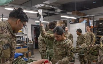 1st Battalion, 12th Cavalry Regiment, conducts a medical training exercise alongside NATO Partners