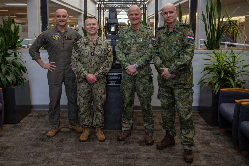 USSPACECOM Chief of Staff Meets with Netherlands Officials