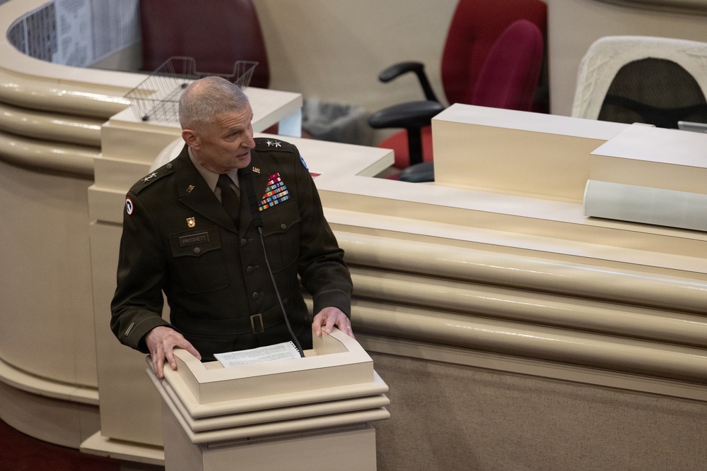 Military Appreciation Day at the Alabama State house