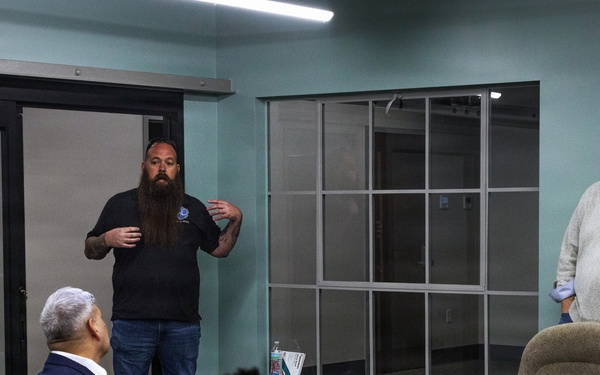 Brig. Gen. Joseph Katz Visits MV Cape Kennedy (T-AKR 5083)