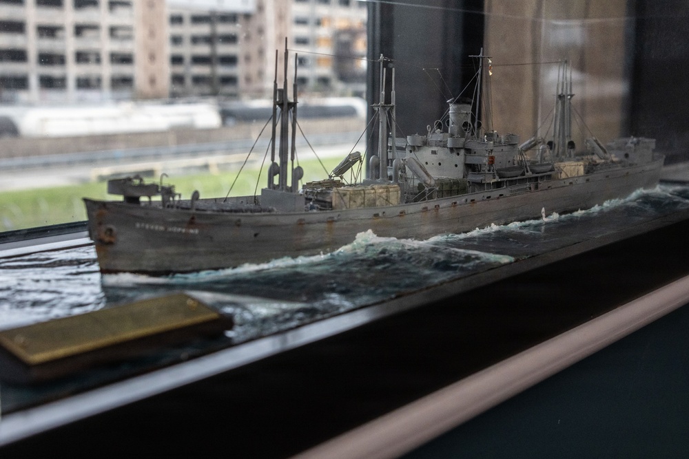 Brig. Gen. Joseph Katz Visits MV Cape Kennedy (T-AKR 5083)