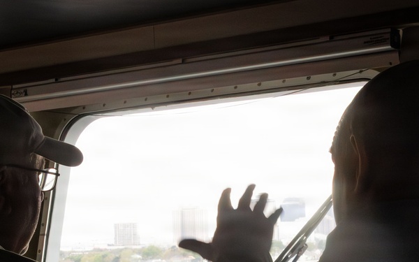 Brig. Gen. Joseph Katz Visits MV Cape Kennedy (T-AKR 5083