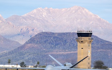 214th Attack Group MQ-9 Lands at Davis-Monthan in Historic Flight, Paving Way For Agile Combat Training