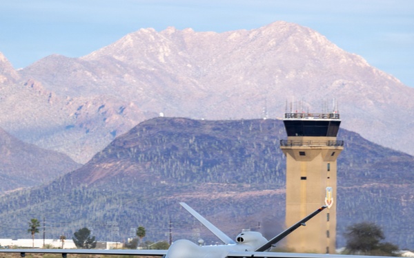 214th Attack Group MQ-9 Lands at Davis-Monthan in Historic Flight, Paving Way For Agile Combat Training