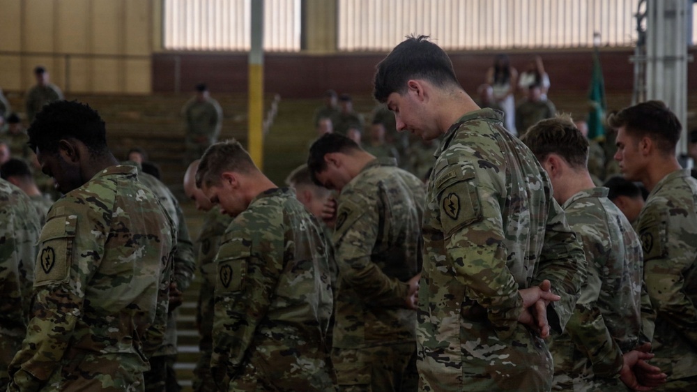 E3B 25th ID Closing Ceremony