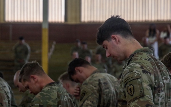 E3B 25th ID Closing Ceremony