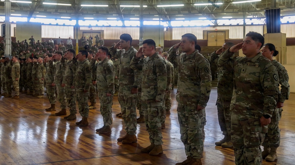 E3B 25th ID Closing Ceremony