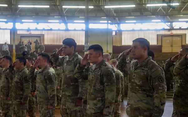 E3B 25th ID Closing Ceremony