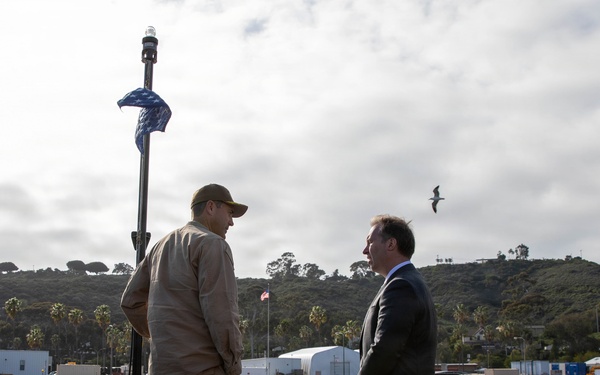 Assistant Secretary of the Navy of the Navy for Manpower and Reserve Affairs Visits Naval Base Point Loma