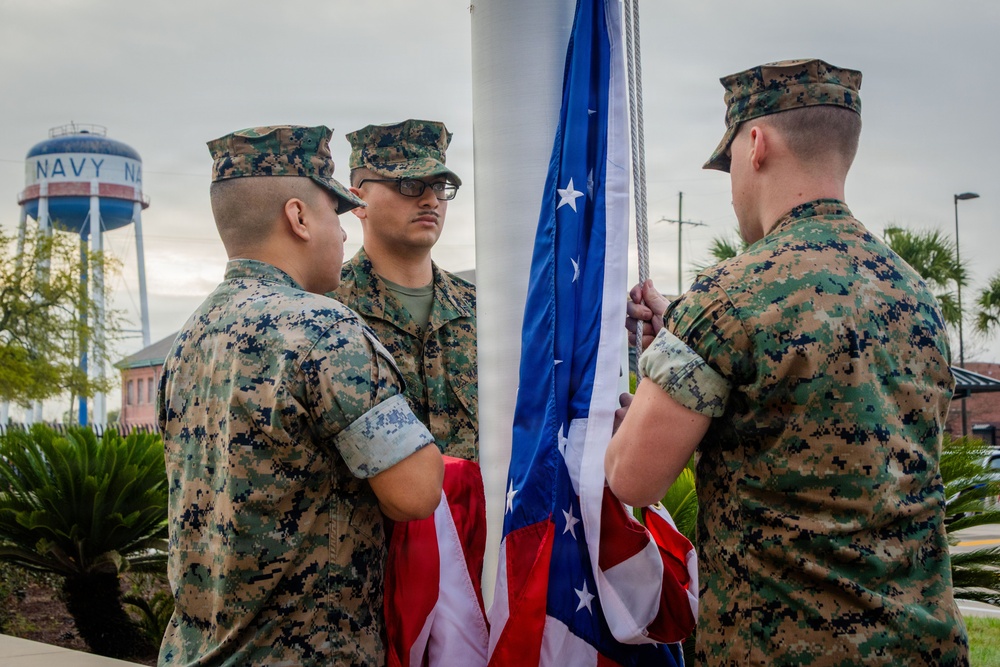Sgt. Maj. of the Marine Corps Carlos Ruiz Visits Marine Corps Support Facility New Orleans