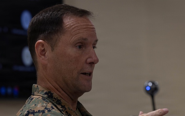 4th Medical Battalion Commander Speaks to the Unit