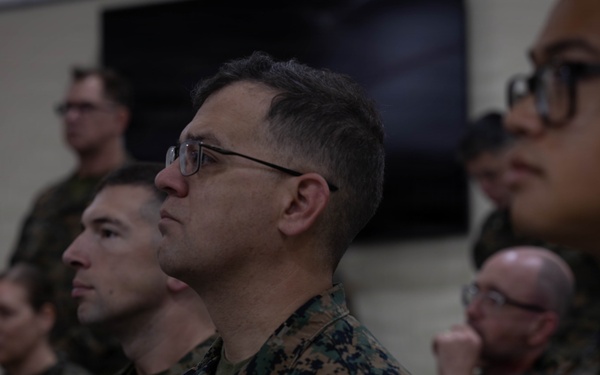 4th Medical Battalion Commander Speaks to the Unit