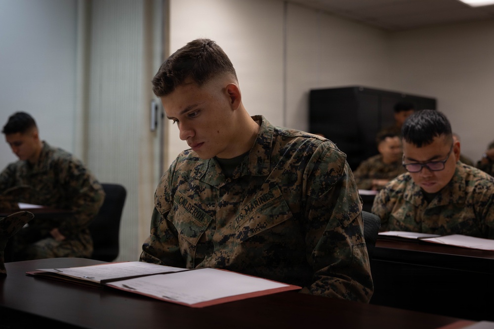 4th Medical Battalion Conducts Administrative Work and Gear Accountability