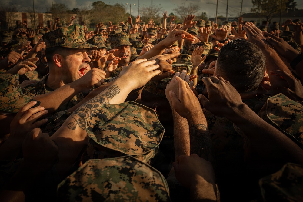 Sgt. Maj. of the Marine Corps Carlos Ruiz Visits Marine Corps Support Facility New Orleans