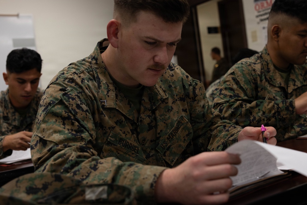 4th Medical Battalion Conducts Administrative Work and Gear Accountability
