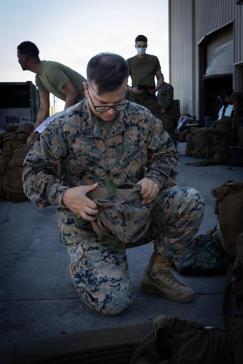 4th Medical Battalion Conducts Administrative Work and Gear Accountability