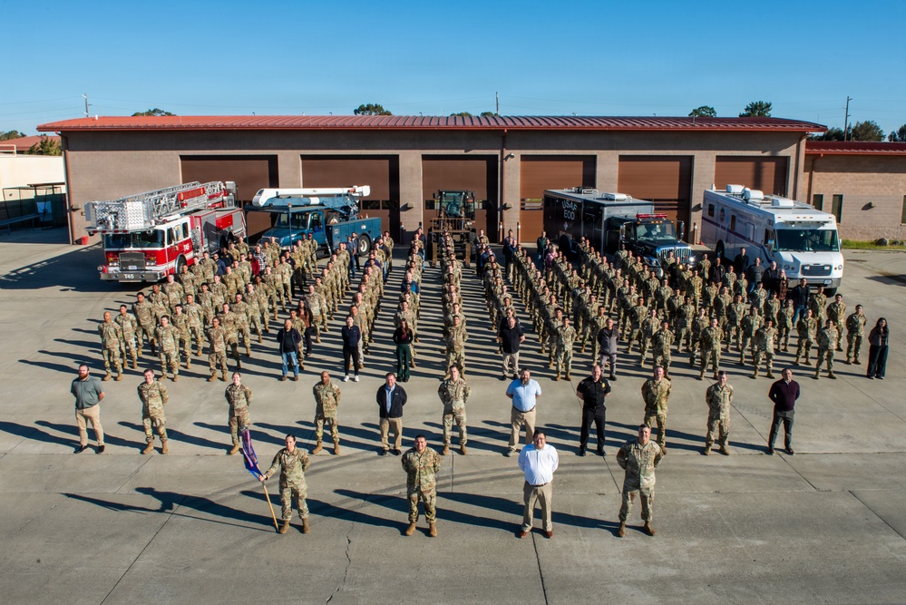 60th CES group photo