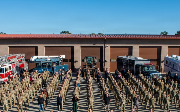 60th CES group photo