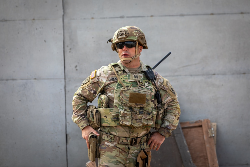 Task Force Seminole soldiers conduct military-assisted departure training