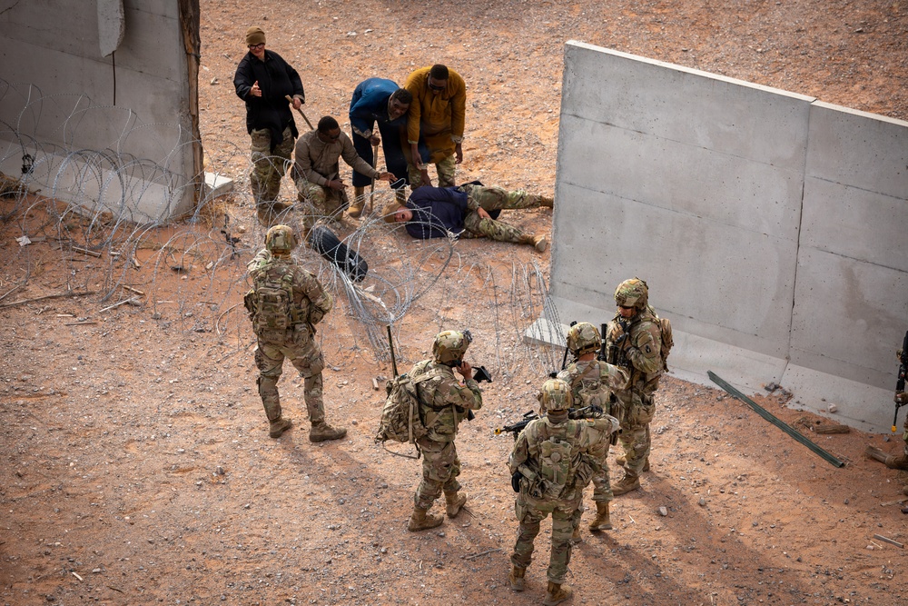 Task Force Seminole soldiers conduct military-assisted departure training