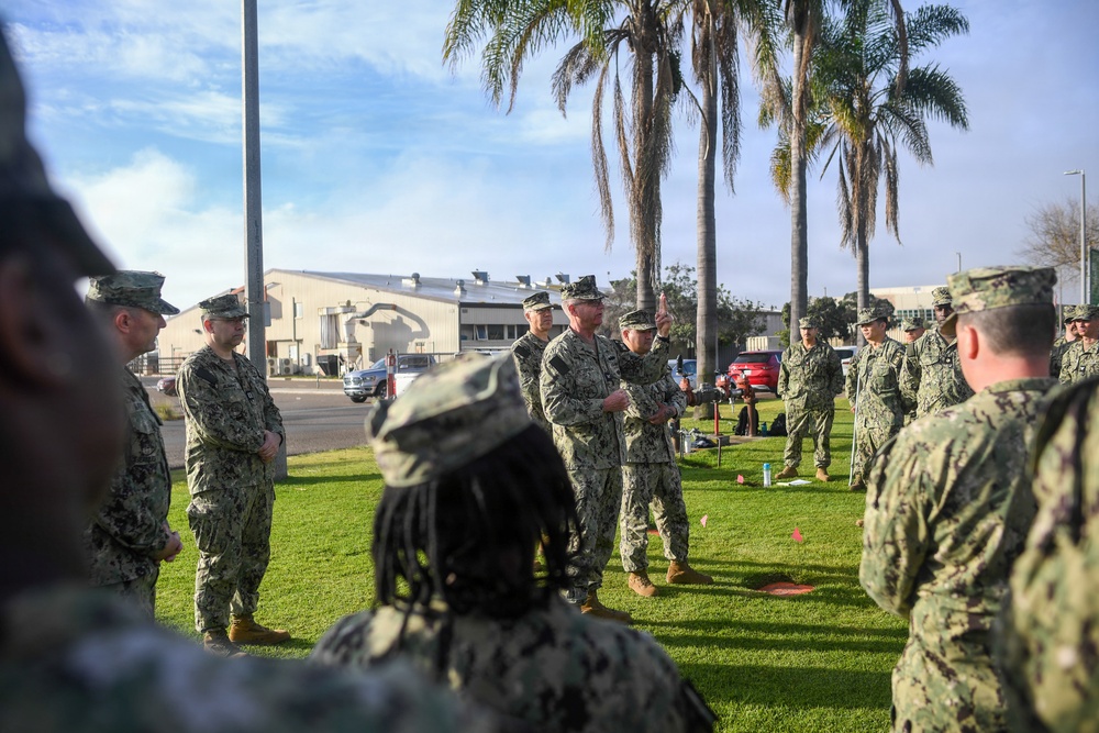 Navy Reserve Amphibious Construction Battalion 1 (ACB 1) battalion awards ceremony