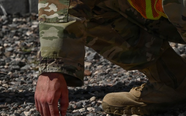 31st Combat Air Base Squadron conducts pre-deployment training at Nellis AFB