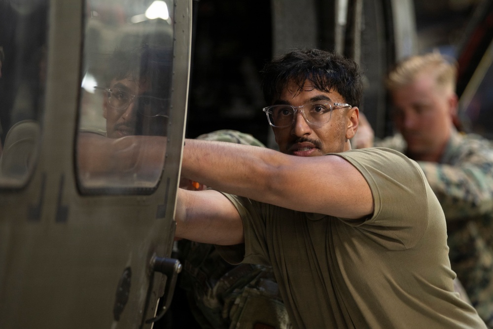 JTF-Bravo UH-60M Black Hawk’s arrive on a Travis C-5M