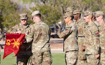 Fox Battery 60th Artillery activated at Fort Bliss