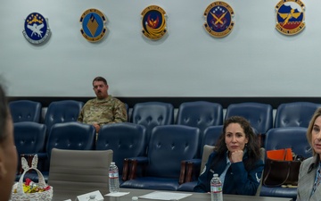 Senior Leader Spouses Visit Community Programs at Nellis AFB