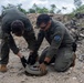 Marines and Airmen execute a joint EOD range