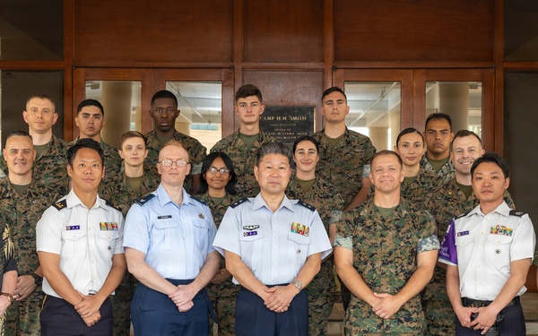 MARFORPAC hosts Japan Joint Staff Public Affairs at Camp H.M. Smith