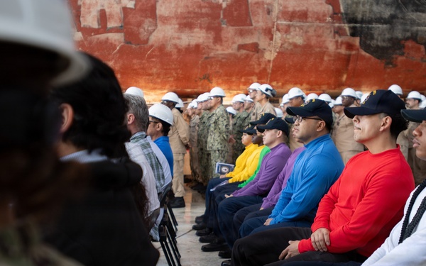 USS America (LHA 6) Conducts Change of Command Ceremony