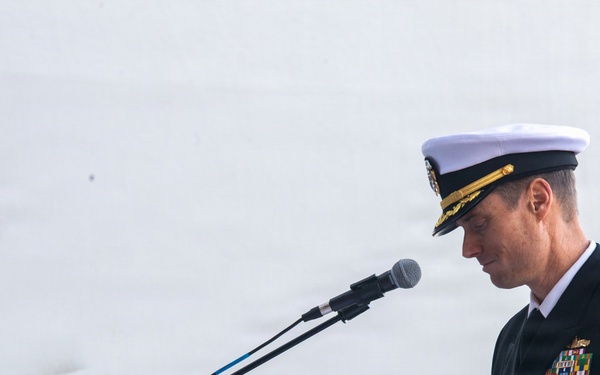 USS America (LHA 6) Conducts Change of Command Ceremony