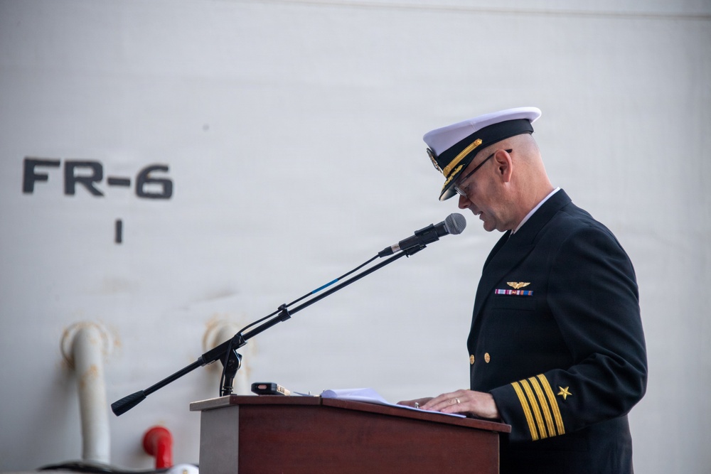 USS America (LHA 6) Conducts Change of Command Ceremony
