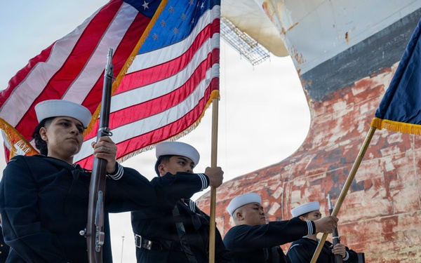 USS America (LHA 6) Conducts Change of Command Ceremony