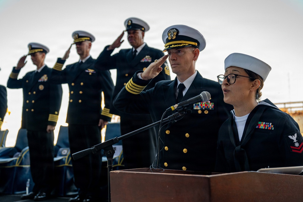 USS America (LHA 6) Conducts Change of Command Ceremony