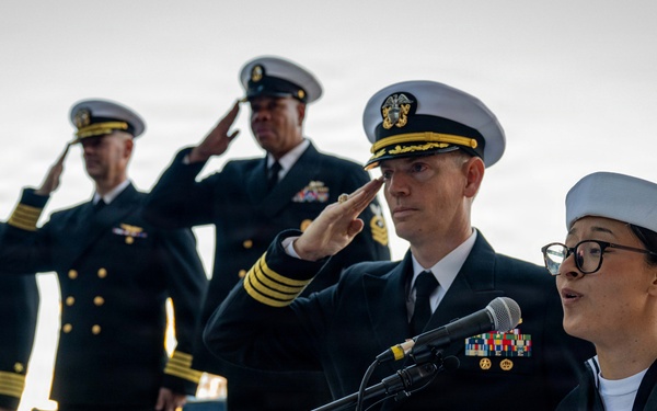USS America (LHA 6) Conducts Change of Command Ceremony