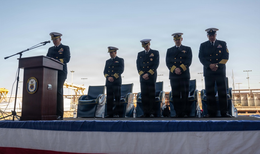 USS America (LHA 6) Conducts Change of Command Ceremony