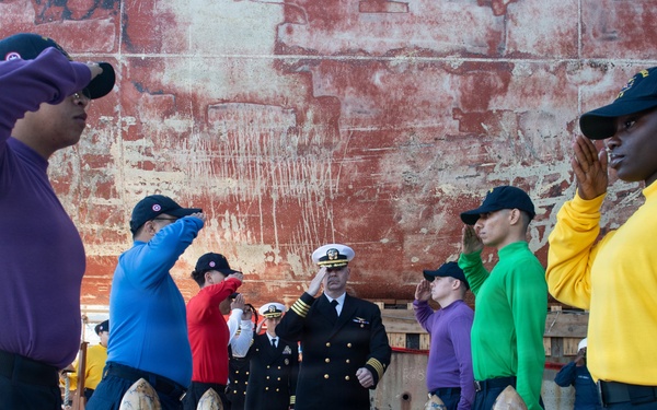 USS America (LHA 6) Conducts Change of Command Ceremony