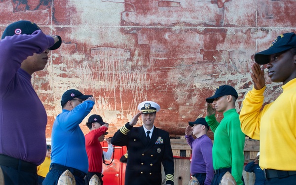 USS America (LHA 6) Conducts Change of Command Ceremony