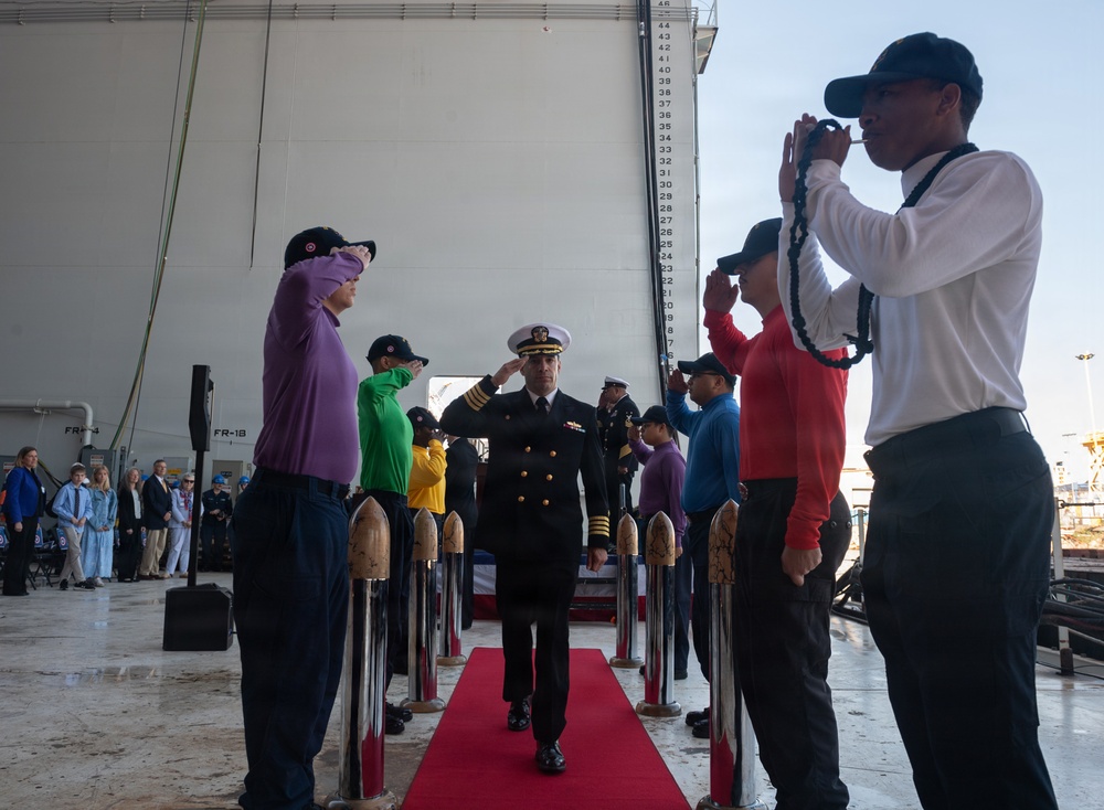 USS America (LHA 6) Conducts Change of Command Ceremony