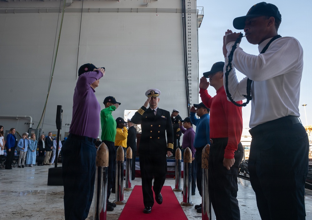 USS America (LHA 6) Conducts Change of Command Ceremony