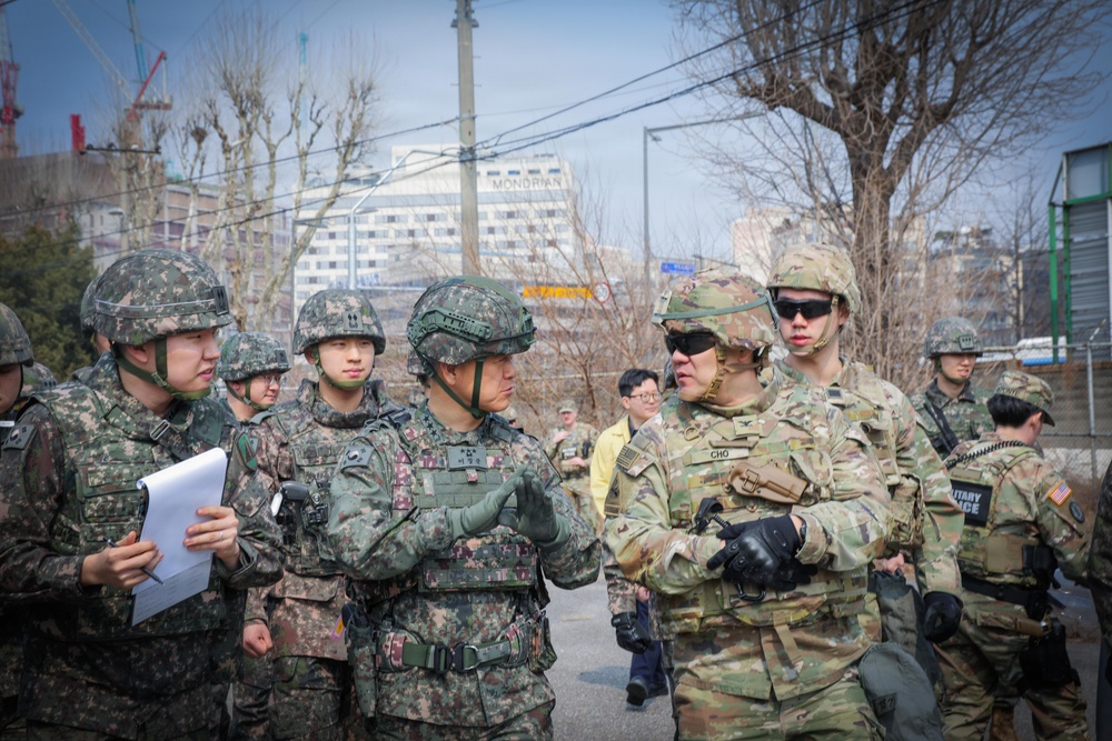 USAG Yongsan-Casey Conducts Joint Training Exercise with ROK Forces in Seoul