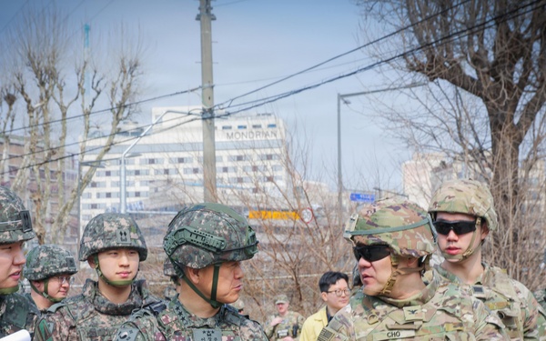 USAG Yongsan-Casey Conducts Joint Training Exercise with ROK Forces in Seoul