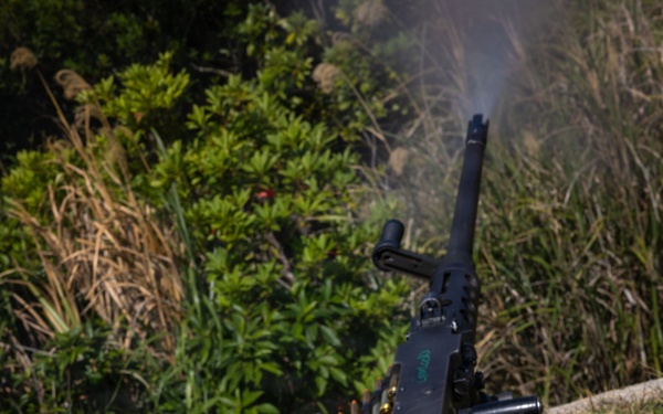 U.S. Marines with 12th Littoral Combat Team Execute a Crew-Served Weapons Range