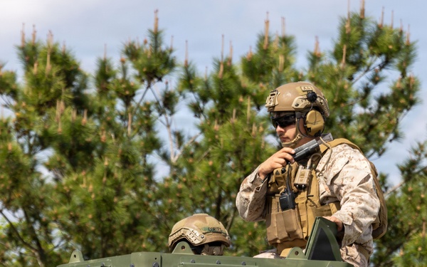 U.S. Marines with 12th Littoral Combat Team Execute a Crew-Served Weapons Range