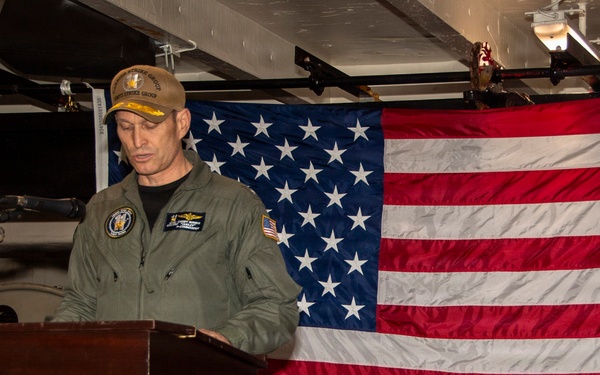 Carrier Strike Group 11 Holds Change of Command