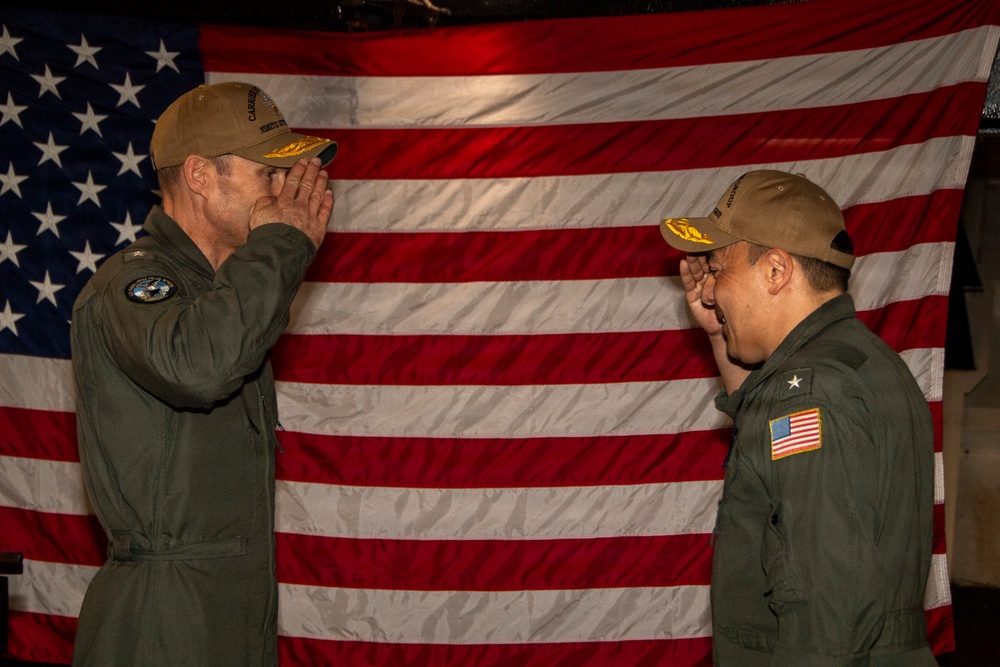 Carrier Strike Group 11 Holds Change of Command
