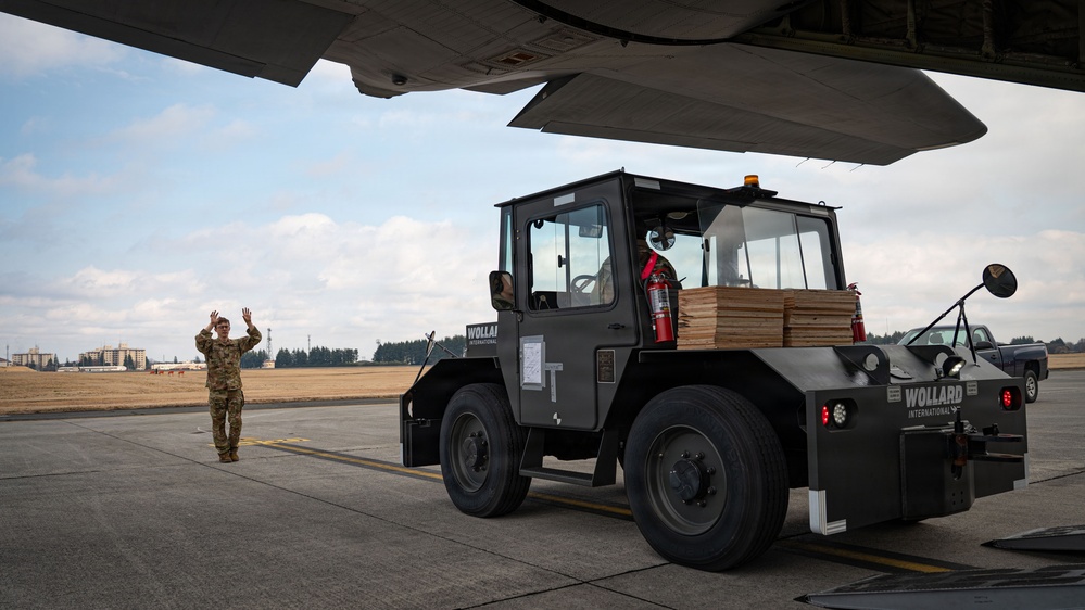 374 AMXS, LRS perform cargo operations during BM26
