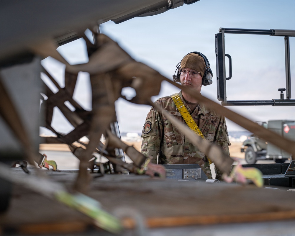 374 AMXS, LRS perform cargo operations during BM26